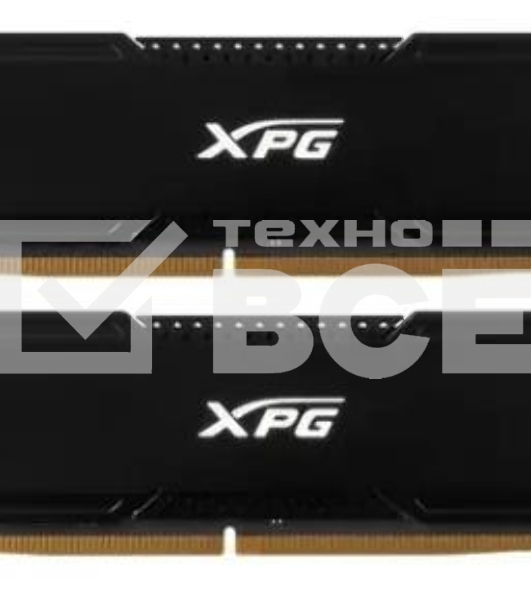 Оперативная память XPG Gammix D20, DDR4, 16GB (2x8GB), 3600MHz, CL18, с радиаторами, черный
