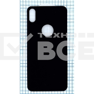 Защитное заднее стекло для iPhone XS Max черный