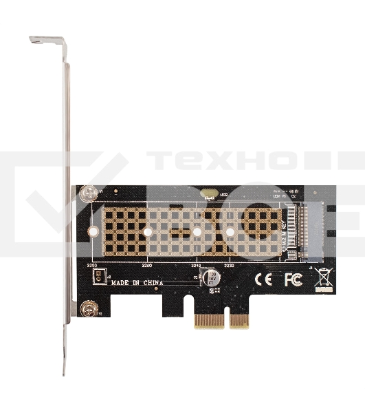 Переходник ExeGate EXE-597 (M.2 M key -> PCI-E x1 v2.0, для установки SSD M.2 M key в слот PCI-E)
