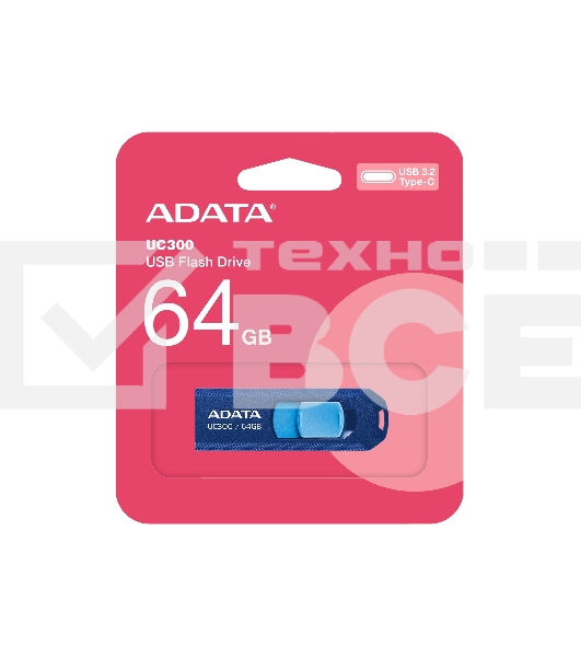 Флеш диск 64GB USB 3.2 Gen1 ACHO-UC300-64G-RNB/BU