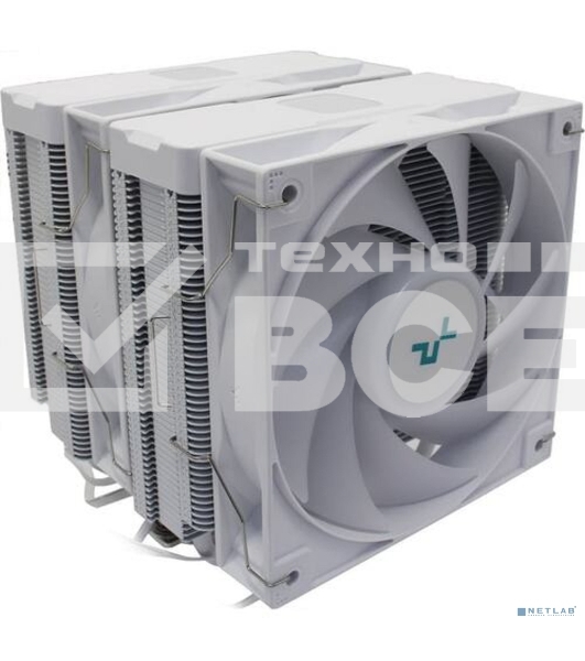 Кулер для процессора DEEPCOOL AG620 DIGITAL WH ARGB белый, 120 мм, алюминий/медь, 1950 об/мин, 29.4 дБ, 4 pin, 260 Вт, 161 мм