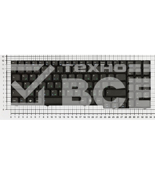 Клавиатура для ноутбука Asus M50 M70 X70 X71 G50 черная
