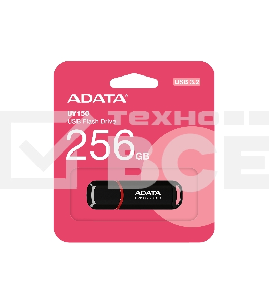 Флеш диск A-Data 256Gb AUV150-256G-RBK USB3.0 черный