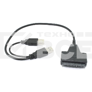 Переходник SATA на USB 2.0 на шнурке 30 см с индикатором