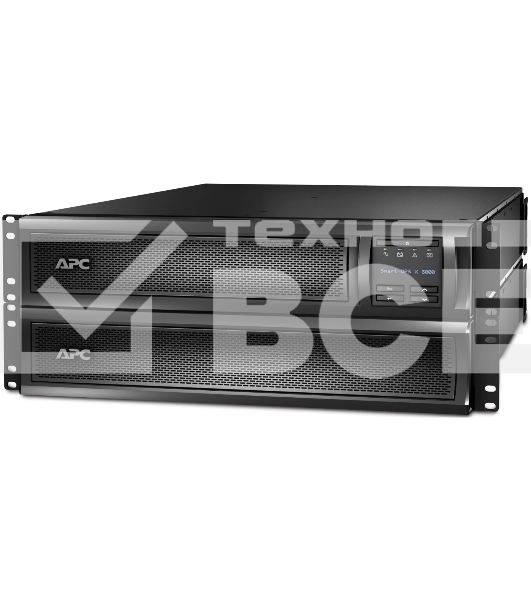 Источник бесперебойного питания APC Smart-UPS X SMX3000RMHV2U 2700Вт 3000ВА черный