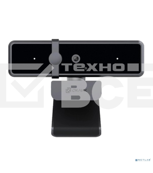 Камера Web Оклик OK-C35 черный 4Mpix (2560x1440) USB2.0 с микрофоном