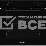 Встраиваемый духовой шкаф Kuppersberg HT 612 Black ШхВхГ: 59.5х59.6х56.5 см, 72 л, А+, гидролизная очистка, черный цвет, фото6