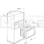 Встраиваемая микроволновая печь Brandt, 3 функции приготовления, 8 автоматических программ, гриль, размораживание, сенсорное управление, таймер, объем 25 л, защита от детей, черный, фото2