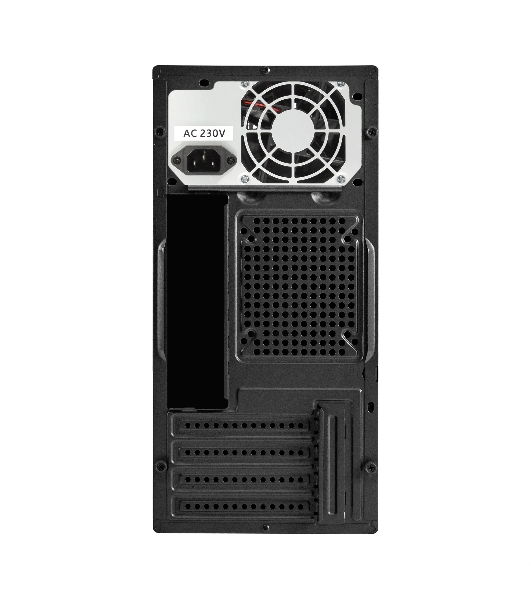 Компьютерный корпус Minitower ExeGate BAA-308MUC-AA500 (mATX, БП AA500 с вент. 8см, 1хUSB+1хUSB 3.0+1хTypeC, HD Audio, черный)