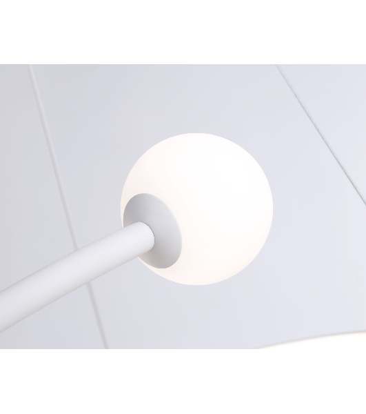 Светильник Ambrella light FL66291 WH белый 39W 3000K-6400K D500*1000 (ПДУ ИК)