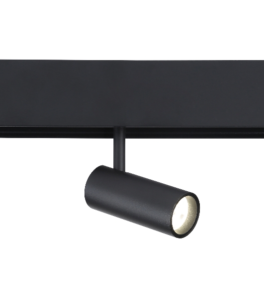 Светильник трековый светодиодный GL3814 BK черный IP20 7W 4000K 48V 24° D35*80