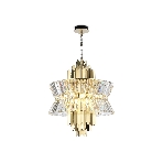 Люстра Ambrella light LH41017/12 BS/CL латунь/прозрачный E14*12 max 40W D560*660, фото9