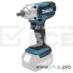 Гайковерт Makita DTW190RME ак, 18В,2х4Ач Li-ion,0-3000у\м,190Нм,квадр1\2