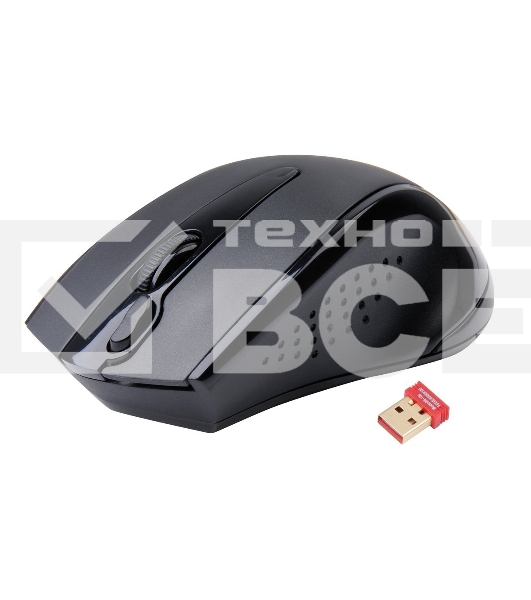 Мышь беспроводная A4Tech G9-500F черный, 1200 dpi, радиоканал, USB, кнопки - 4