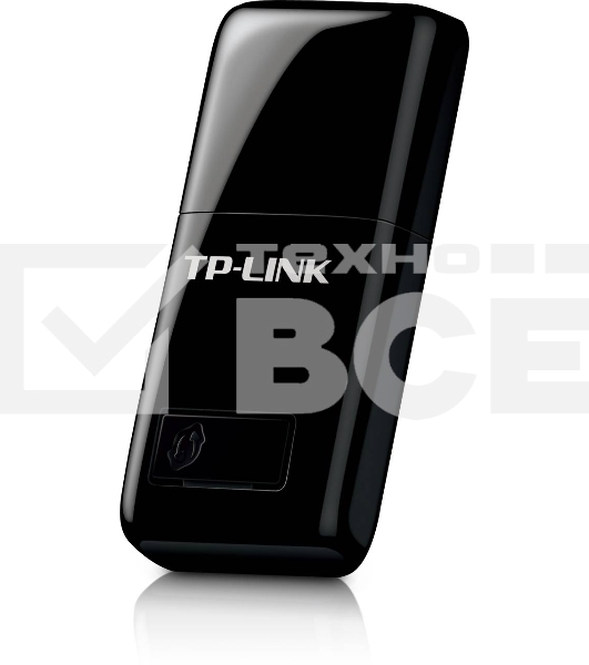 Сетевой адаптер TP-Link SOHO TL-WN823N Беспроводной USB мини адаптер 300 Мбит/с стандарта N c кнопкой QSS(Realtec)