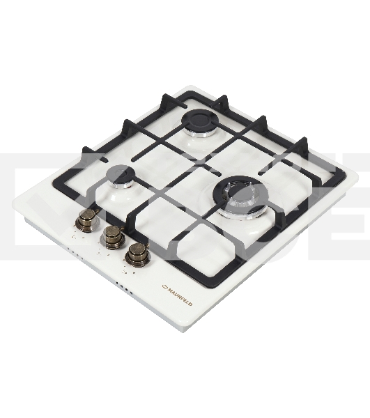 Газовая панель Maunfeld EGHE.43.33CBG.R/G Газовая панель Maunfeld EGHE.43.33CBG.R/G/ газ, ширина 45 см, 3 конфорки, слоновая кость