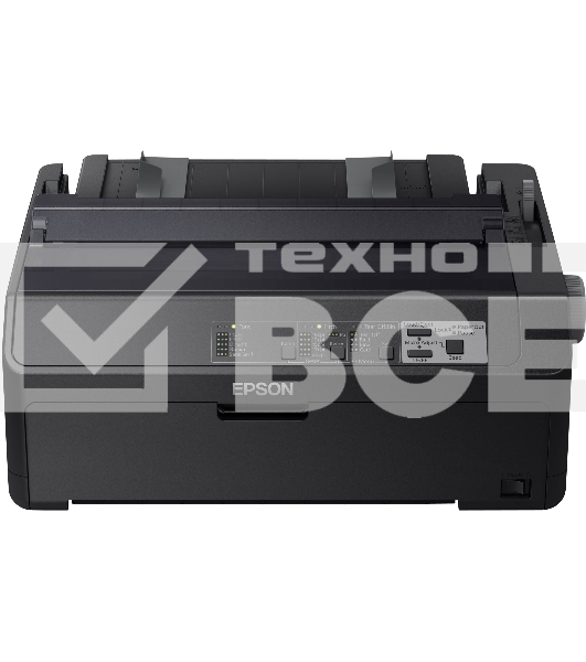 Принтер Epson FX-890II (C11CF37401), матричный A4, 9х2-игольный (80 колонок), высокоскоростной (735 cps), до 6 экземпляров одновременно (1 оригинал + 5 копий), ресурс ленты: 7,5 млн. символов, USB, LPT, для больших объемов печати