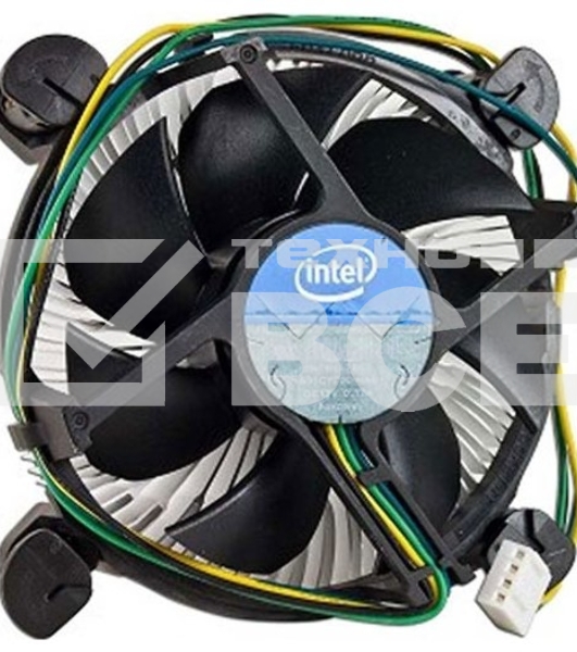 Кулер Intel E97379  серебристый/черный 90мм алюминий 2500rpm 27db 4-pin 73W 58мм