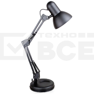Светильник KD-313 C02 настол. 230В 60Вт E27 черн. Camelion 13640