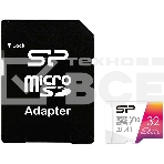 Флеш карта microSD 32GB Silicon Power Elite A1 microSDXC Class 10 UHS-I U3 100 Mb/s (SD адаптер), фото2