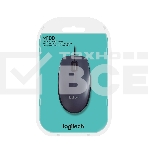 Мышь проводная Logitech M100/100R DARK/GREY (темно-серая/черная), 1000 dpi, USB, кнопки - 3, фото9