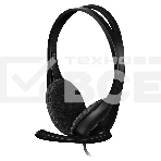 Наушники с микрофоном A4Tech HU-9 черный 1.8м накладные USB оголовье (HU-9 (BLACK)), фото 1