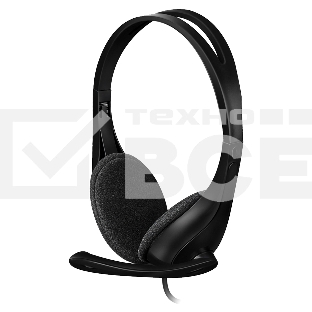 Наушники с микрофоном A4Tech HU-9 черный 1.8м накладные USB оголовье (HU-9 (BLACK))