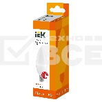 Лампа Iek LLE-C35-7-230-30-E14 светодиодная ECO C35 свеча 7Вт 230В 3000К E14 IEK, фото3