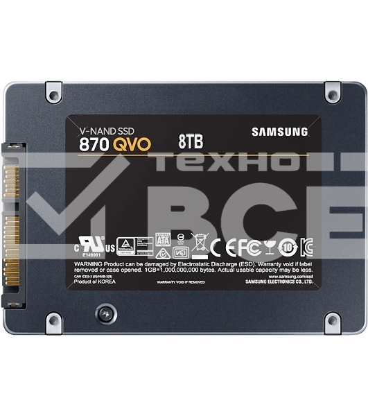 Накопитель SSD Samsung 870 QVO, 8TB, SATA III, 2.5