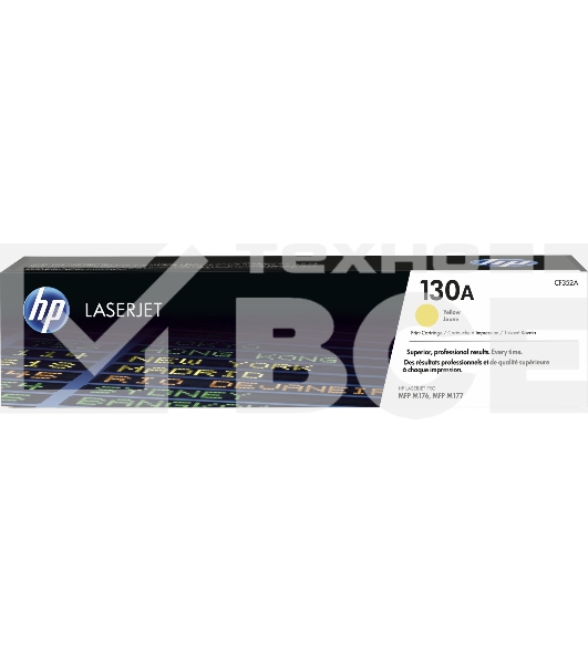 Тонер Картридж HP 130A CF352A желтый для HP M153/M176/M177