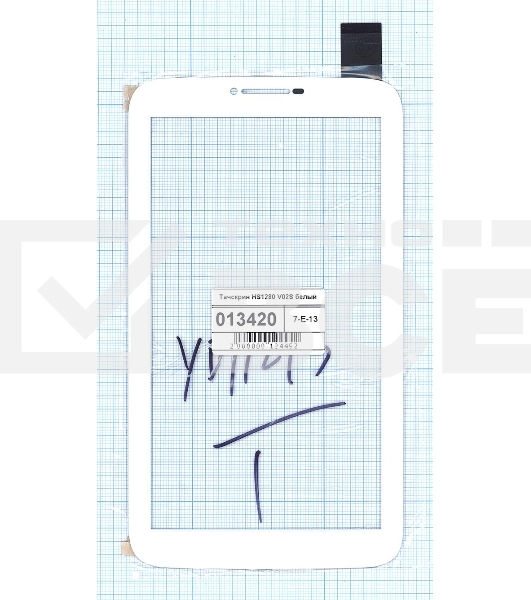 Сенсорное стекло (тачскрин) HS1280 V02S, белое