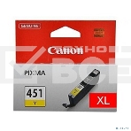 Картридж струйный CLI-451XLY (6475B001) для Canon PIXMA iP7240, MG5440, 6340, Желтый, 685стр., фото4