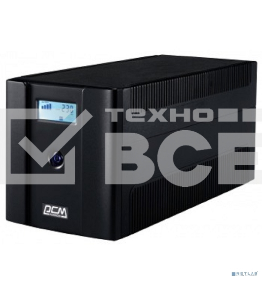 Источник бесперебойного питания Powercom Raptor RPT-1025AP LCD EURO