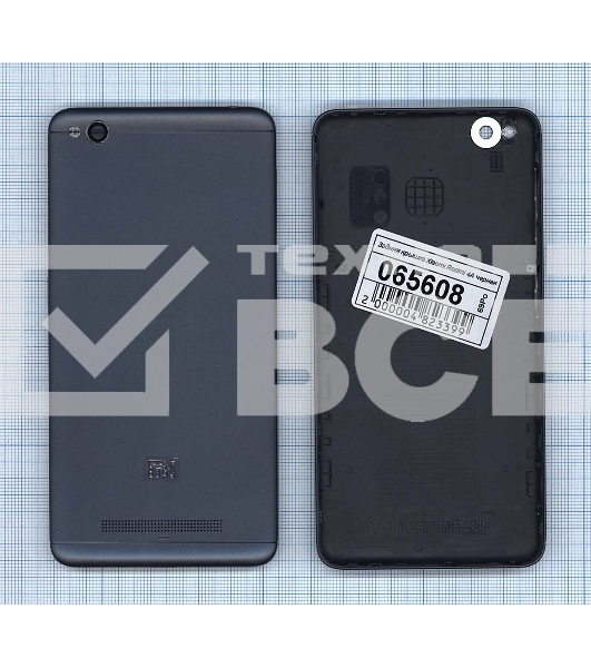 Задняя крышка для Xiaomi Redmi 4A  черный