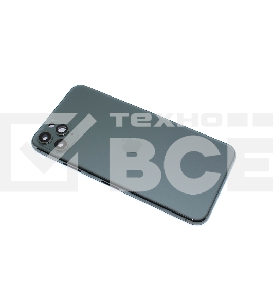 Задняя крышка (корпус) в сборе с рамкой для Apple iPhone 11 Pro Max зеленая