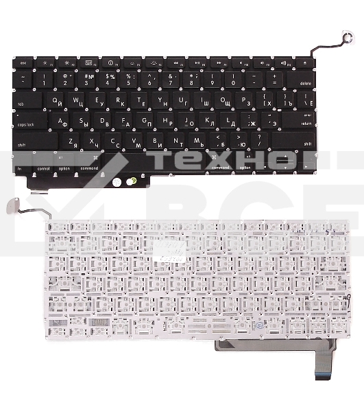 Клавиатура для ноутбука MacBook A1286 с SD плоский ENTER