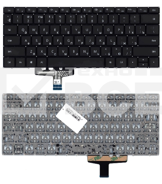 Клавиатура для ноутбука Huawei MateBook 13 2020 черная