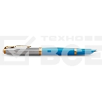 Ручка перьевая Parker 51 Premium (CW2169078) Turquoise GT F сталь нержавеющая подар.кор., фото4