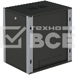 Шкаф коммутационный Sysmatrix (WP 6312.910) настенный 12U 600x350мм пер.дв.стекл 2 бок.пан. 60кг черный 20кг IP20, фото 1