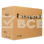Компьютерный корпус  HSPD F510, Panoramic Mid Tower, черный, TG, 0.5 SPCC, 3x120mm ARGB ATX, mATX, mITX 180/280/160mm 1x2.5