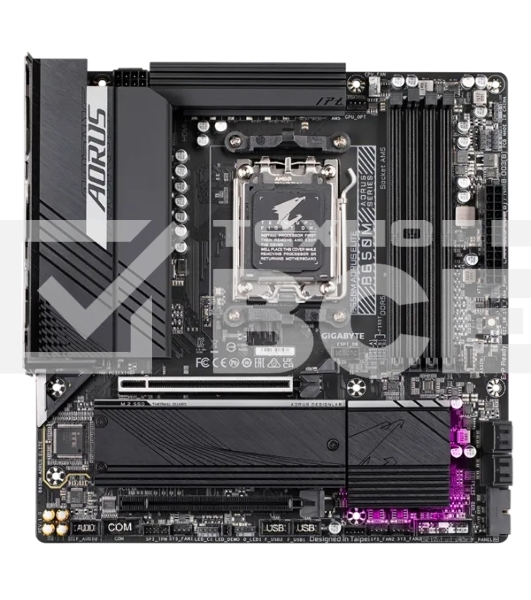 Материнская плата Gigabyte B650M AORUS ELITE, Socket AM5, AMD B650, 4xDDR5, 4xSATA, 2xM.2, 1xPCI-E 4.0 x16, 1xPCI-E 4.0 x4, 1xHDMI, 1xDP, 1x 2.5Gb LAN, 5xUSB-A 3.2 Gen 1, 2xUSB-A 3.2 Gen 2, 4xUSB-A 2.0, 1xUSB-C 3.2 Gen 2, 2x3.5 мм, 7.1, Micro-ATX