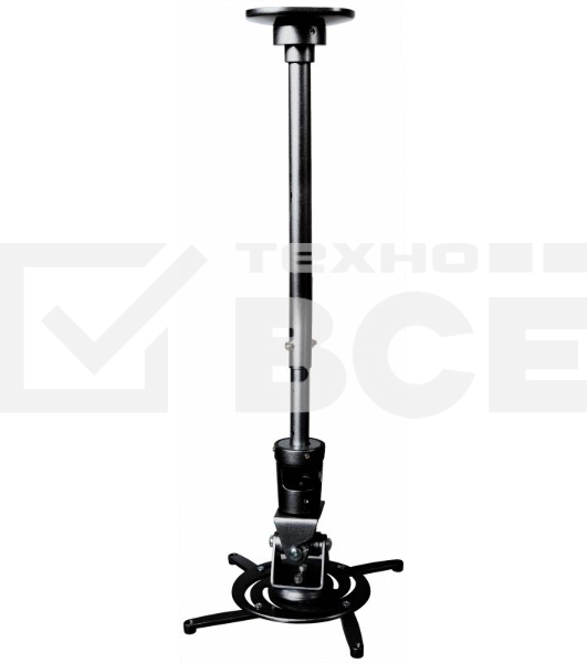 Кронштейн для проектора Cactus CS-VM-PR01L-BK черный макс.10кг настенный и потолочный поворот и наклон