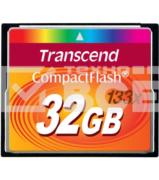 Флеш карта CF 32Gb Transcend TS32GCF133 w/o adapter