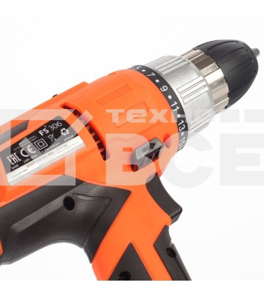 Дрель-шуруповерт Patriot FS 306, Сетевая, 300 Вт