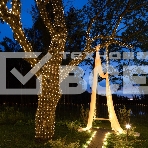 Гирлянда Neon-night LED Клип-лайт 12 V, прозрачный ПВХ, 150 мм, цвет диодов Теплый белый, Flashing (белый), фото2