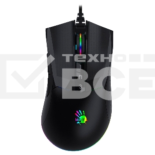 Мышь проводная A4Tech Bloody W90 Pro черный, 16000 dpi, USB, кнопки - 10