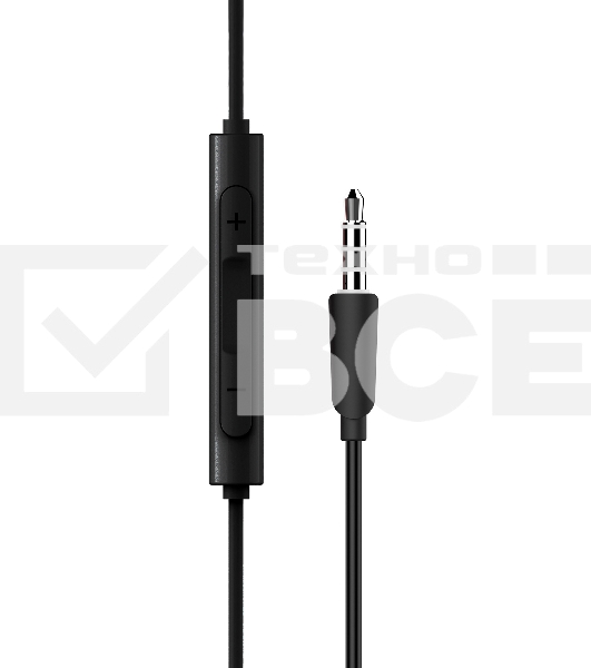 Проводные наушники Edifier P205 черный, внутриканальные, Jack 3.5 мм