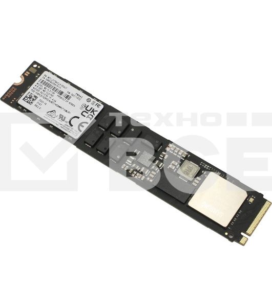 Накопитель SSD Samsung PM9A3, 1.92TB, M.2 22110, PCIe 3.1 x4, NVMe, R/W 3000/1400