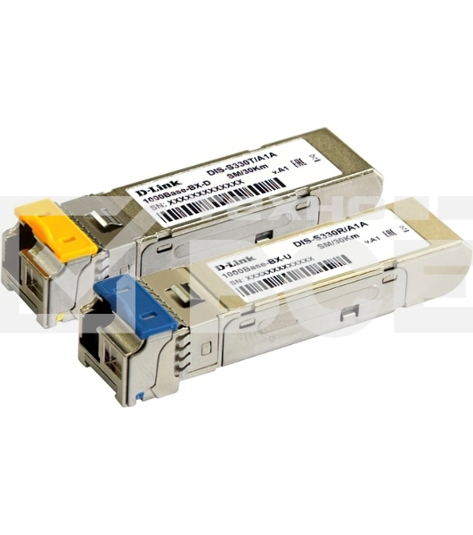 Трансивер DIS-S330T Industrial WDM SFP Transceiver, 1000Base-BX-D, Simplex LC, TX: 1550nm, RX: 1310nm, Single-mode, 30KM, - 40° to 85°C