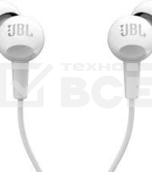Наушники JBL C100SIU белый